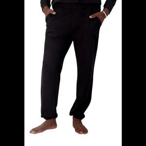 Men with Control Pull-On Jogger Pants with Pockets Blk
